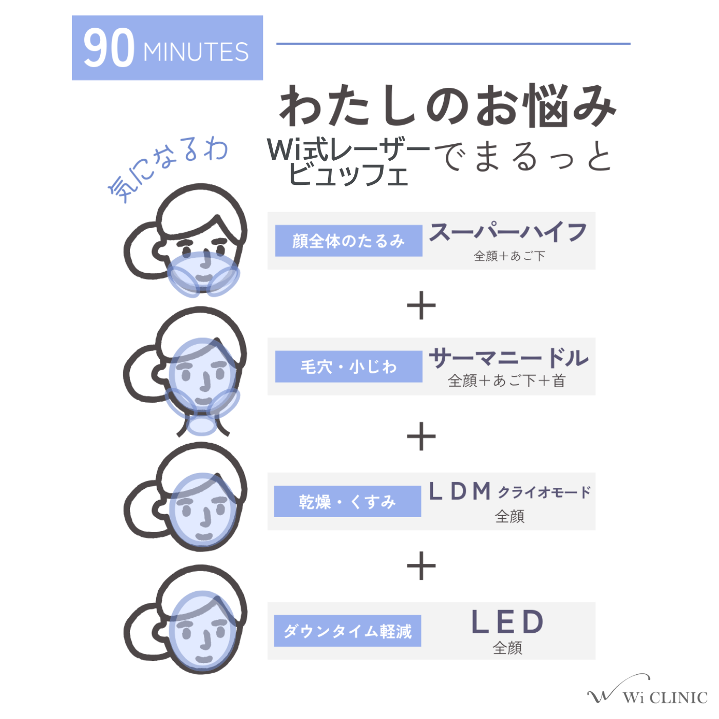 【レーザービュッフェ】パーソナルレーザー当て放題！14種から選ぶ