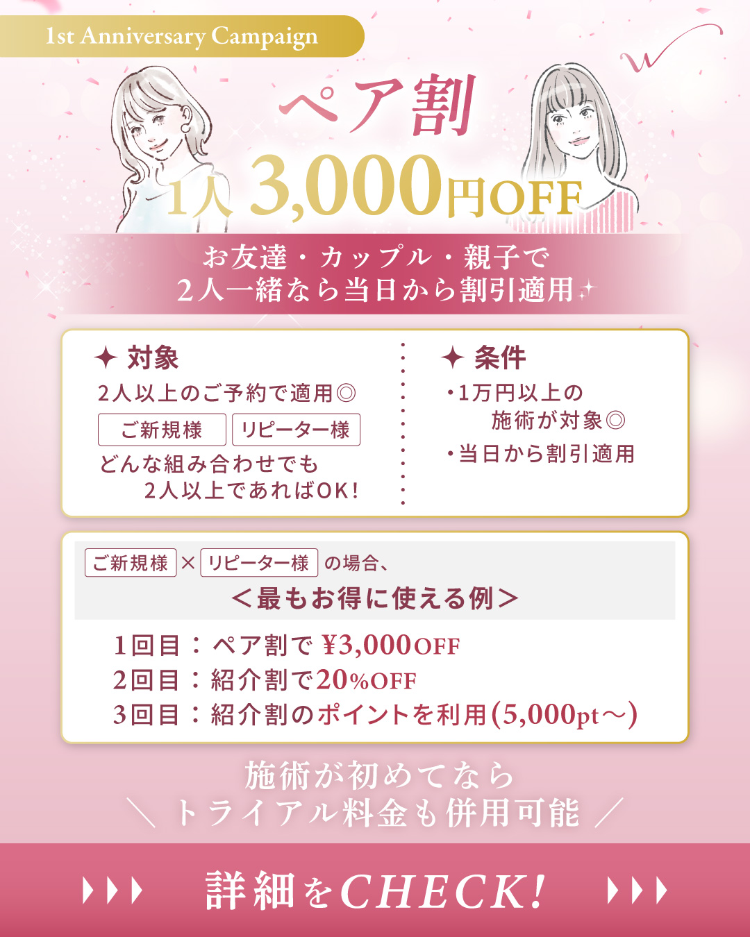 心斎橋院㊗️1周年記念🎈