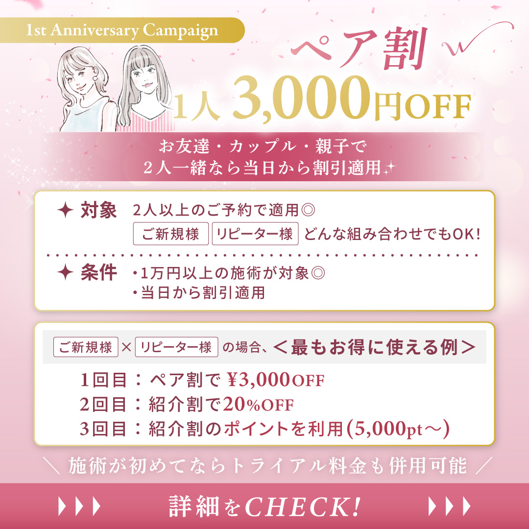 心斎橋院㊗️1周年記念🎈